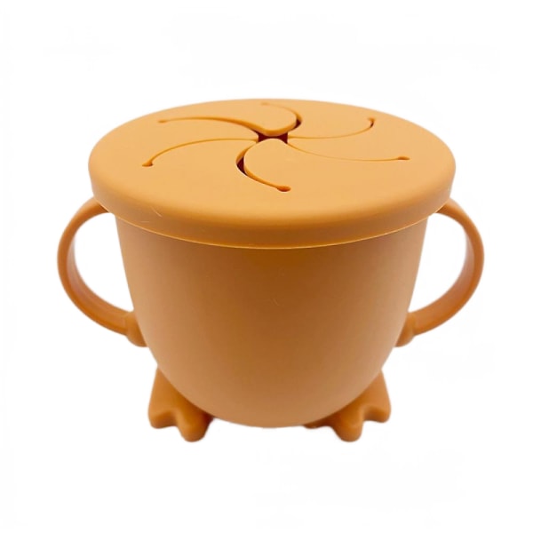 Nya färger Baby Silikon Snack Cup Toddle Portable Food