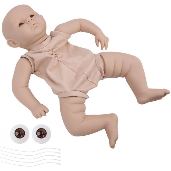 Simulering Baby Doll Mjuk Reborn Figurleksak 22 tum (FÄRG1)