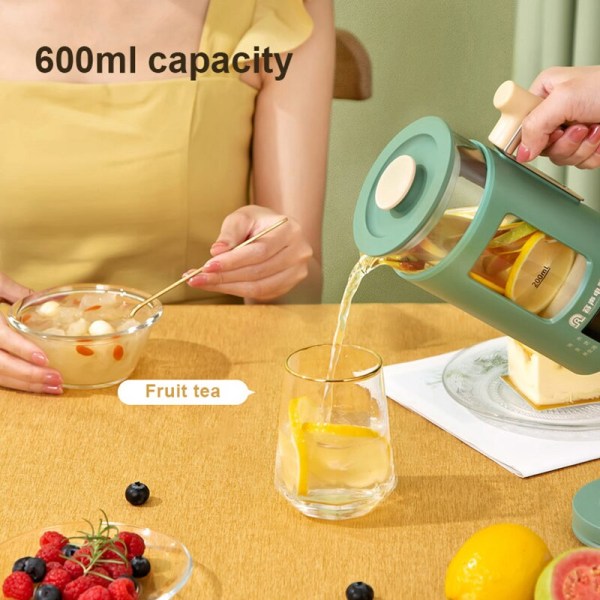 600ML Elektrisk Vattenkokare Mini Hälsobevarande Pot Hushåll