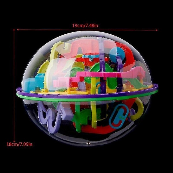 299 Barriärer 3D Magic Intellect Ball Balance Maze Game