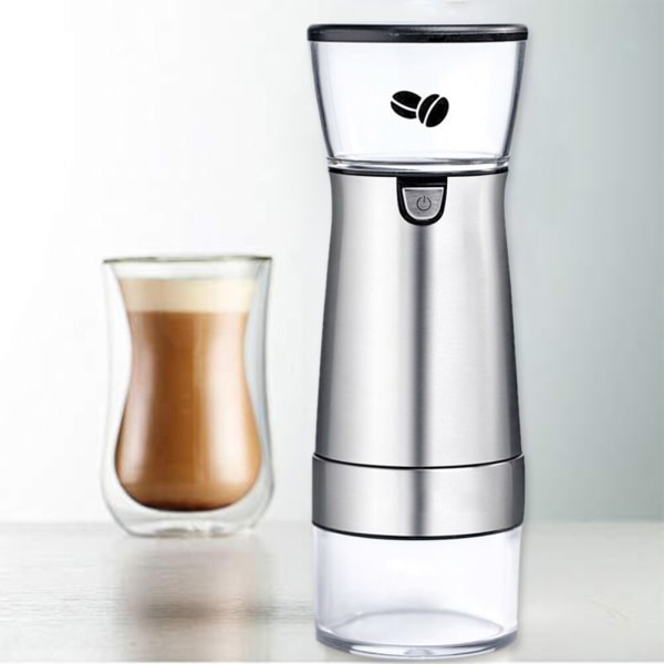 Uppladdningsbar kaffekvarn Bärbar 5-växlad elektrisk