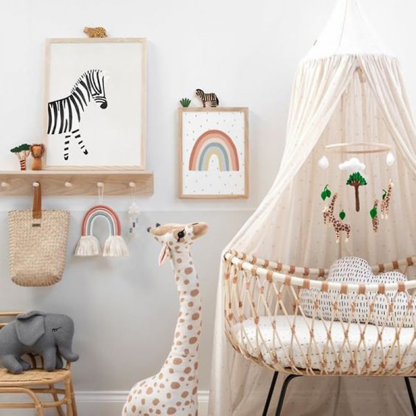 Plysch giraff jätte stor mjuk docka Kid presentfylld