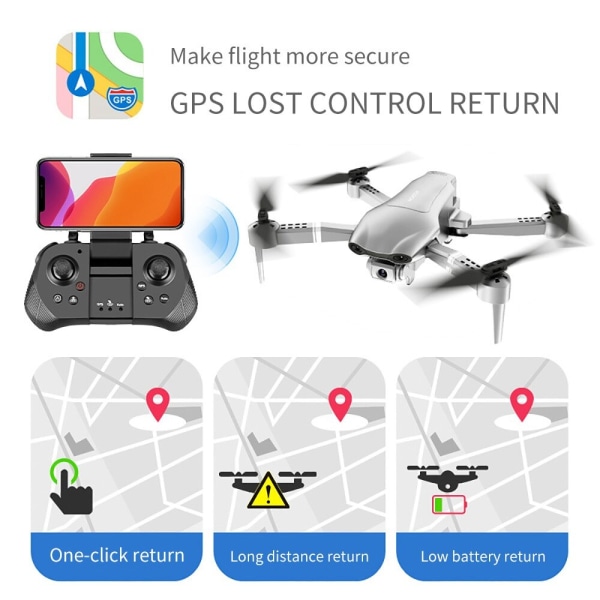 4DRC F3 Drone GPS 4K 5G FPV Quadrotor Flight Drone HD Wide