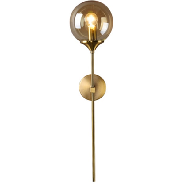 Nordic Modern Vägglampa Bredvid sovrumsglaskula Ledvägg