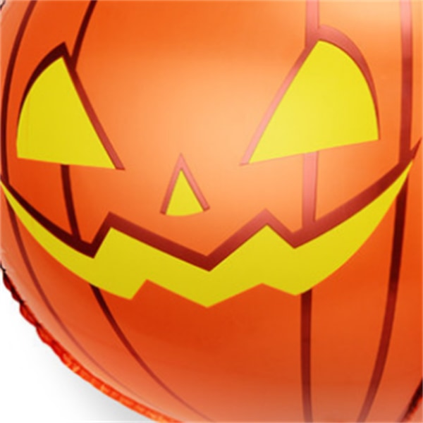 Aluminiumfolie Halloween-prydnader, rolig retro trick klassisk Orange
