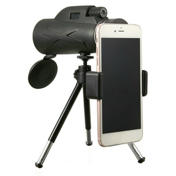 (Endast teleskop) 80X100 HD Monocular Telescope Phone Camera