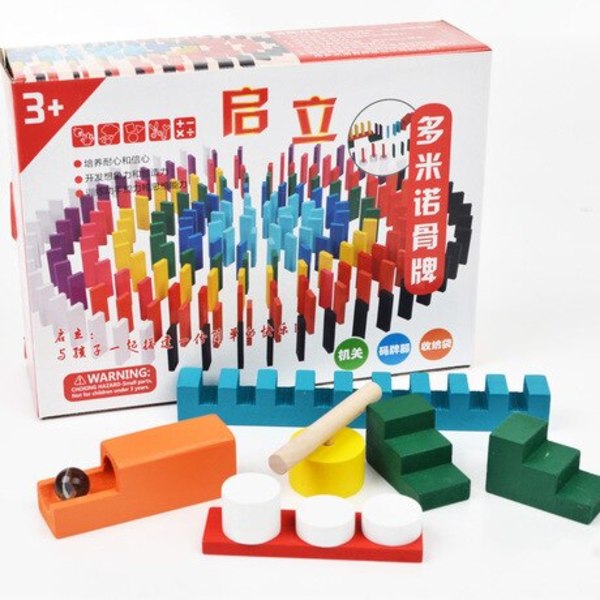 dominobrickor Bygg & Konstruktion Leksaker 200 st dominoblossar