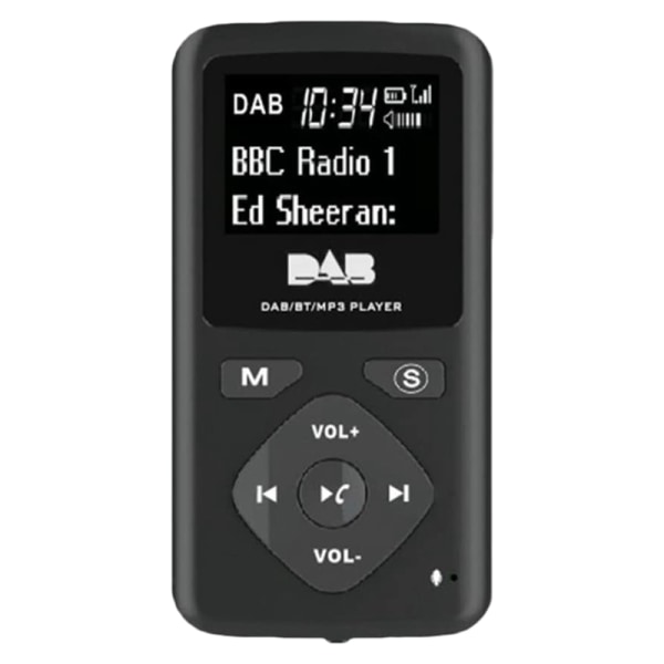 DAB/DAB Digital Radio Bluetooth Personal Pocket FM Mini