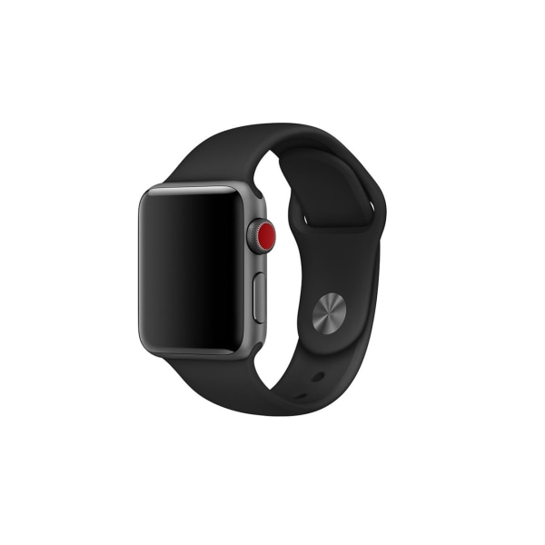 Sportband för Apple Watch, mjuk sportrem i silikon