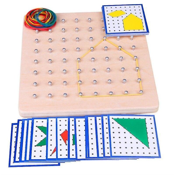 Leksaker Kids Creative Graphics Gummi Tie Nagelbrädor Barn