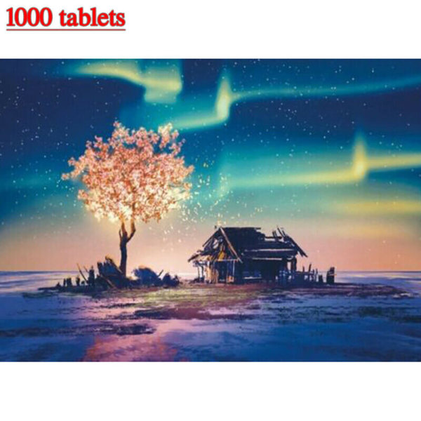 1000 pusselspel Aurora Scenery Barn Vuxen