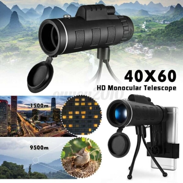 Monocular Telescope Camera Zoom 40 X 60 Starscope Hunting HD