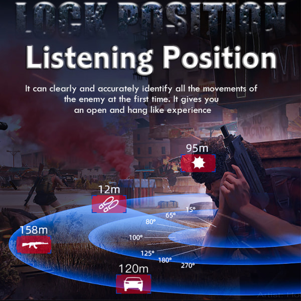 Gaming Headset 65ms Low Latency TWS Bluetooth -hörlurar