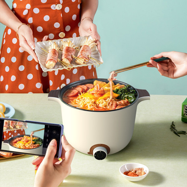 Elektrisk matlagningsmaskin Hushåll Samll Hot Pot Multi