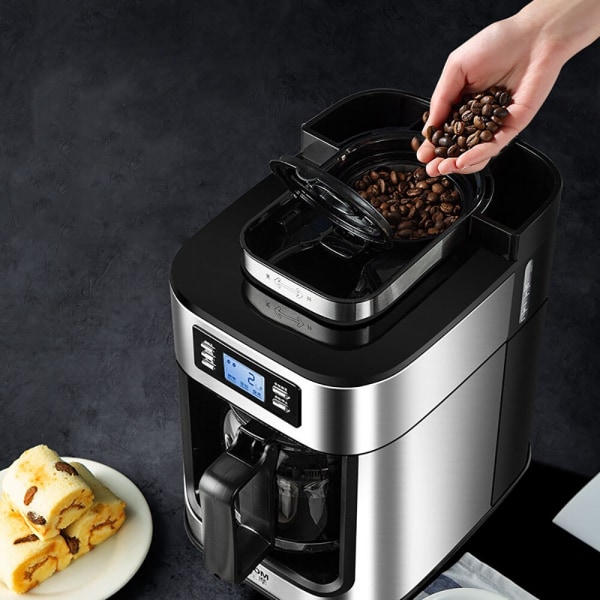 2 i 1 droppkaffebryggare Automatisk kaffemaskin med