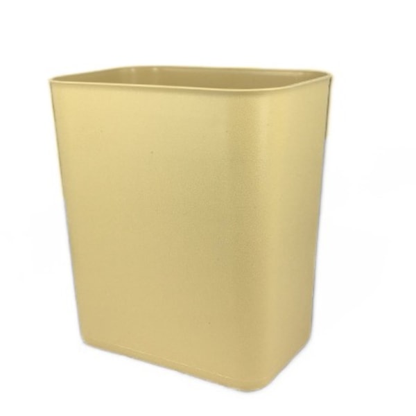 8L Hotellrumssoptunnor, fyrkantiga plastsoptunnor, utan cover Beige