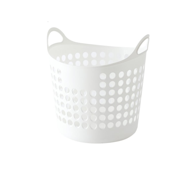 Plasttvättkorg, hälsosamt materialval, White