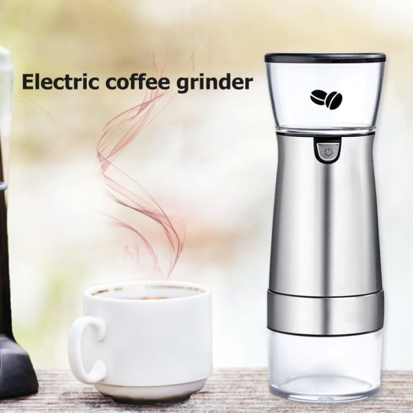 Uppladdningsbar kaffekvarn Bärbar 5-växlad elektrisk