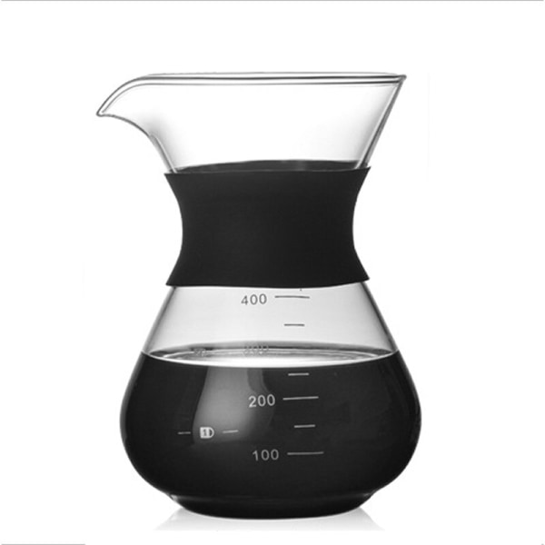 400 ml kaffebryggare i sandglasstil för trattstil
