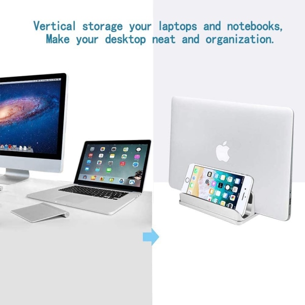 Vertikal bärbar datorstativ PHOCAR Macbook dockningsstativ för bärbar dator