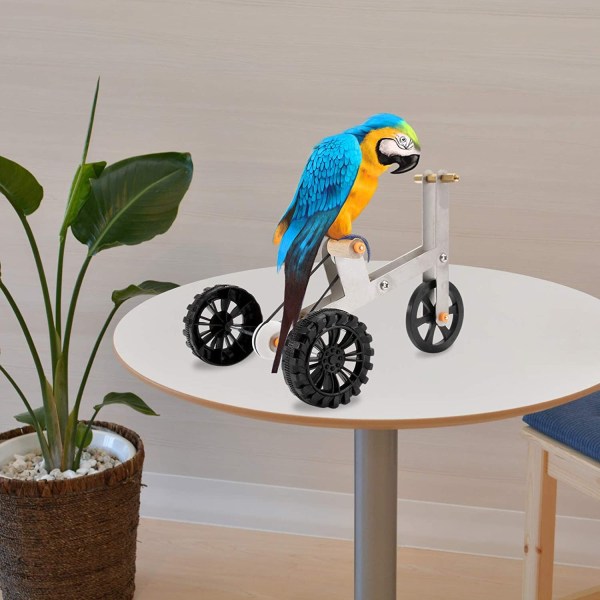 Fågel intelligens utbildning leksak papegoja pussel cykel leksak
