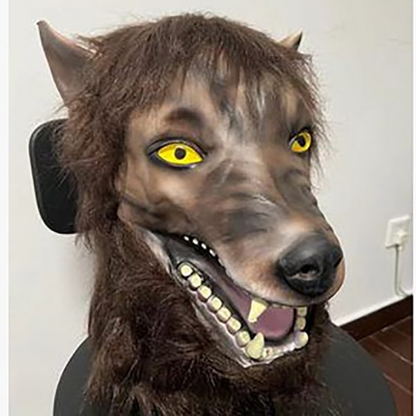 Werewolf Headwear Kostymmask Huvudbonader Kostymmask Wolf