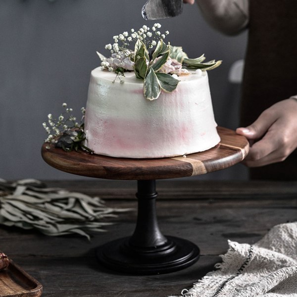 Tårtställ Rund Cupcake Dessert Piedestal Display