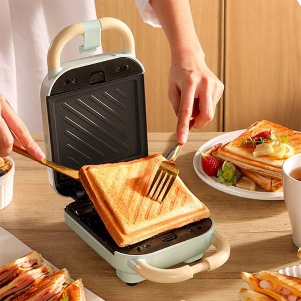 Elektrisk smörgåsmaskin Brödrost bakning lätt matmaskin