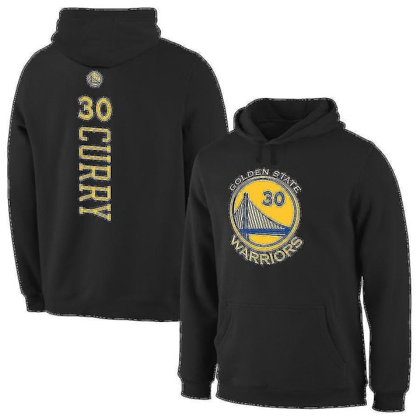 Golden State Warriors Stephen Curry Loose Hooded Sweatshirt Black 3xl 190-195cm
