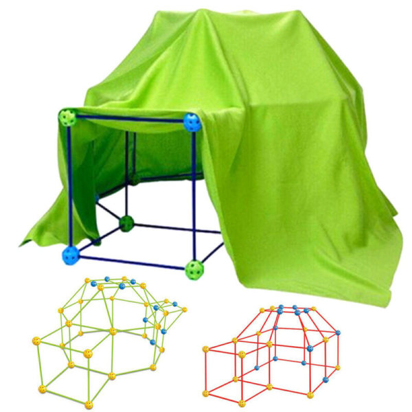 Bygg ditt eget Den Set Kit Play Construction Fort Tent