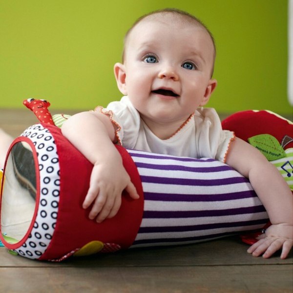 Baby Crawling Roller Toy Baby Mjuk Plysch Lärande Gå