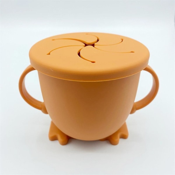 Nya färger Baby Silikon Snack Cup Toddle Portable Food