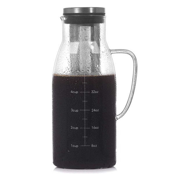 1 ST CCaffebryggare, Iced Tea Pitcher Infuser med