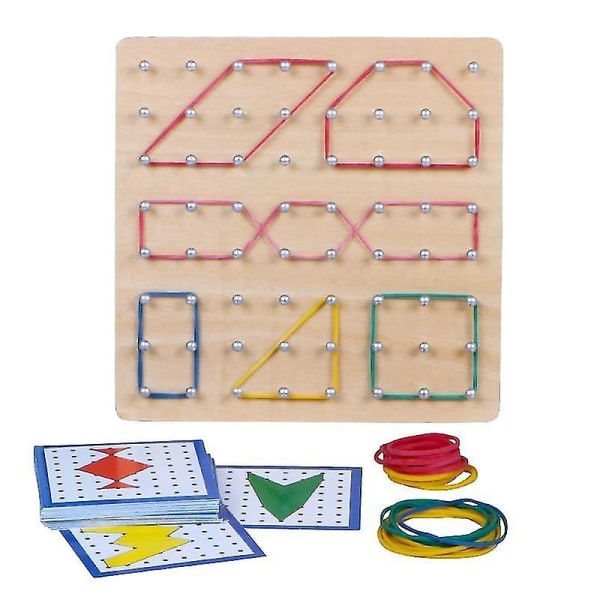Leksaker Kids Creative Graphics Gummi Tie Nagelbrädor Barn
