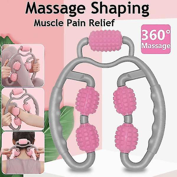 Muskelavslappnande massage med lår-/vadskum (Rosa)