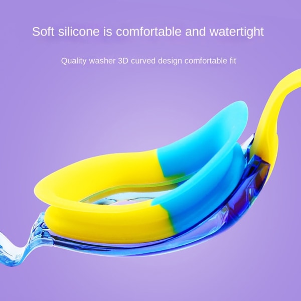 4st Simglasögon för barn One Piece Öronpropp Simning Blue 0.35kg
