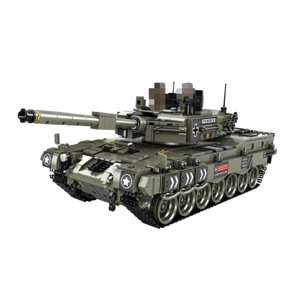 1747 st Tank Mini modell Byggklossar Pedagogisk