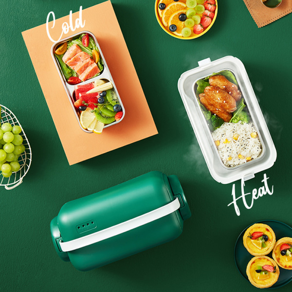 1,2L Elektrisk Lunchbox Intelligent Riskokare Dubbellager