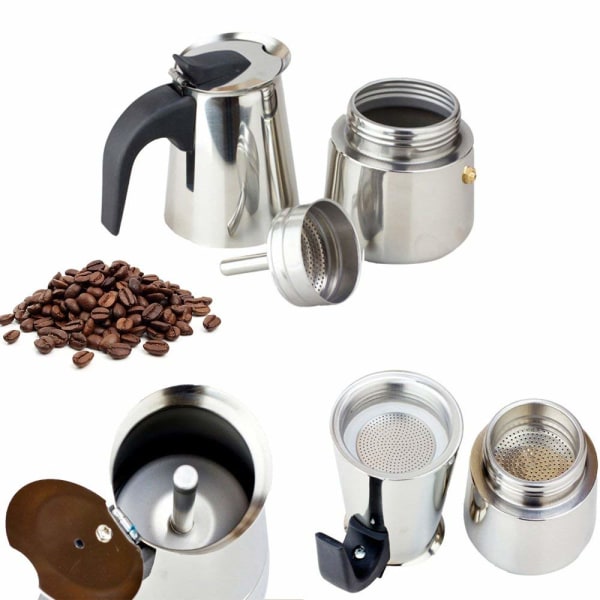 1PC Classic Stainless Steel Bar Percolator Office Family