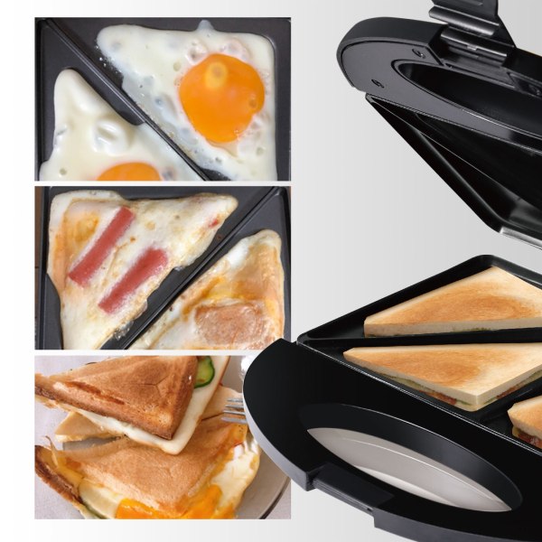 Elektrisk smörgåsmaskin Toast Matlagning Köksapparater