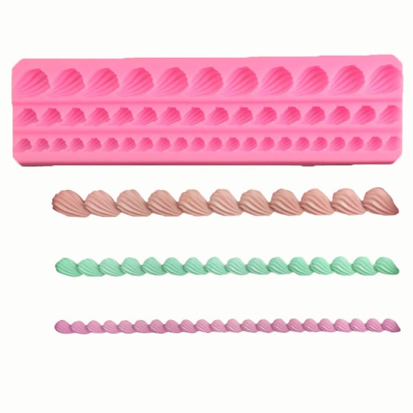 Ny Shell Shape Drop Glue Form - Shell Shape Cake Edge Form