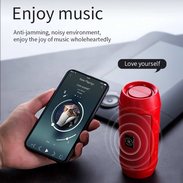 Hög power 40W Bluetooth4.0 högtalare bas Bärbar kolumn