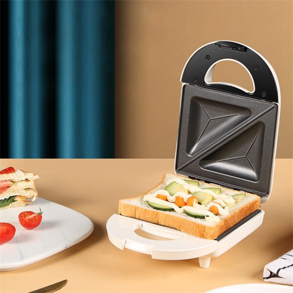 Elektrisk smörgåsmaskin Ugn Frukostmaskin Non Stick Pan