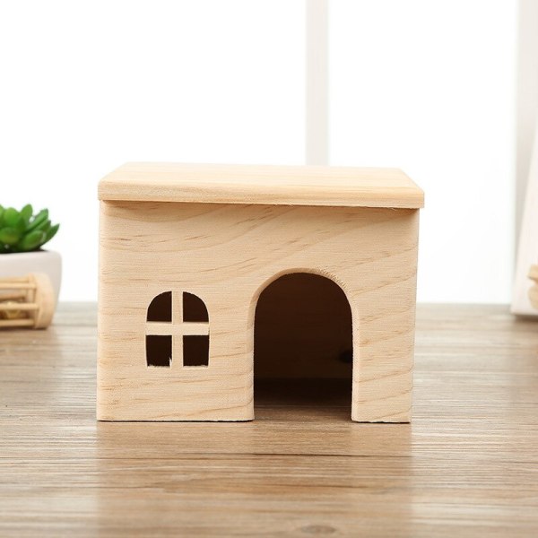 Hamster Hideaway Trähus, små djurs livsmiljö
