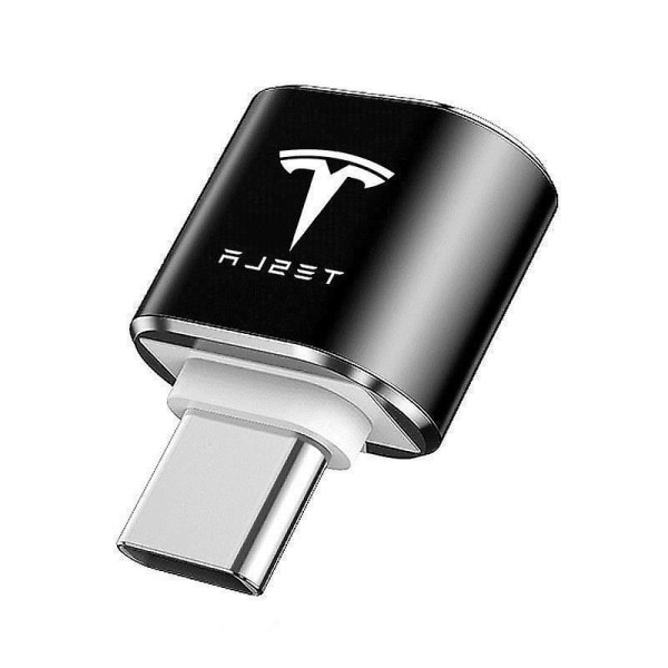 USB C till USB adapter Passar för Tesla Model 3/y/s/x, Tesla