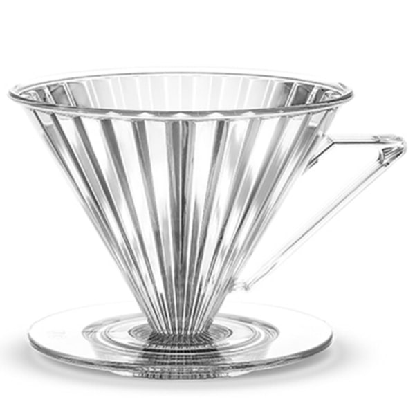 Kaffefilter kopp kaffebryggare häll över koniskt V60-filter
