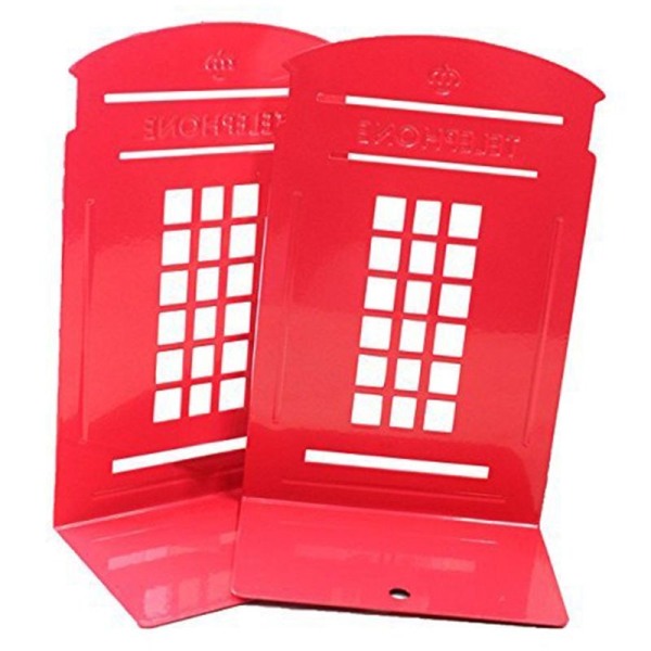 1 par London telefonkiosk Design Anti-Skid bokstödsbok