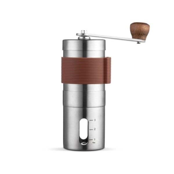 Manuell kaffekvarn Mini rostfritt stål Handgjord