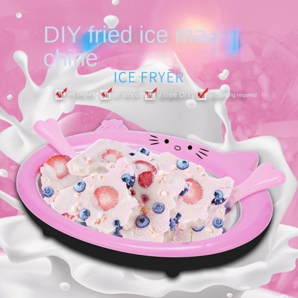 Små hushållsapparater Friterad yoghurtmaskin, hushåll Pink