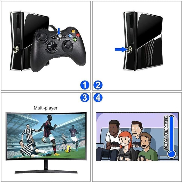 Xbox 360-kontroller, Xbox PC-joystick och Xbox 360